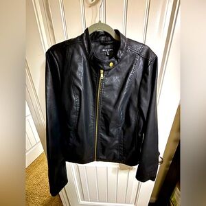Baccini black moto jacket